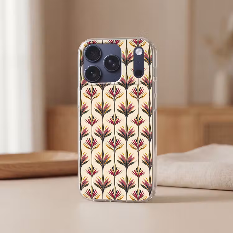 Waaier - Motief - Kleurrijk Telefoonhoesje iPhone 17 Pro klein 878 -sfeer2