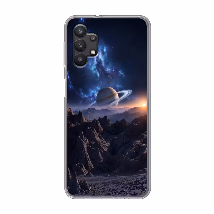 Fantasy - Kosmos - Landschap Telefoonhoesje Samsung Galaxy A32 5G klein -3d