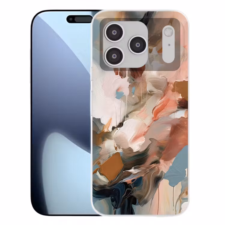 Verf - Kleuren - Abstract - Kunst Telefoonhoesje iPhone 17 Pro klein -3d