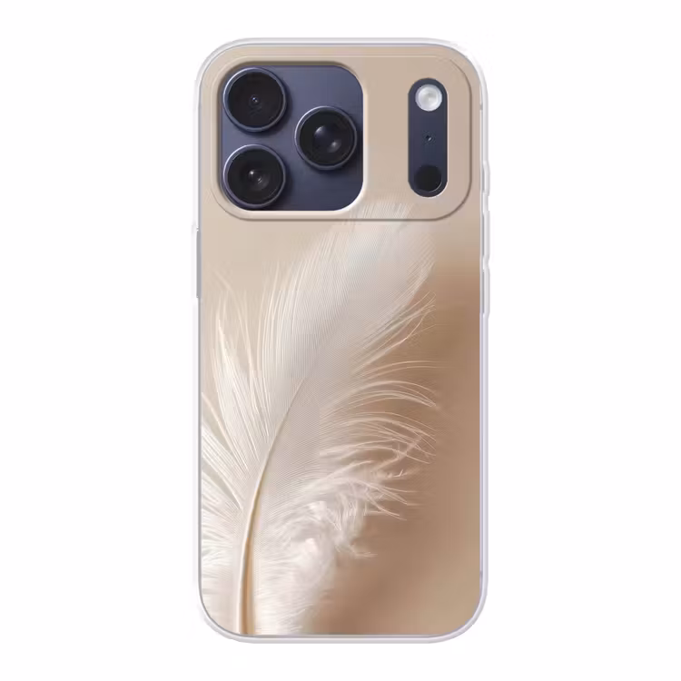 Veer - Minimalistisch - Roze Telefoonhoesje iPhone 17 Pro klein -3d