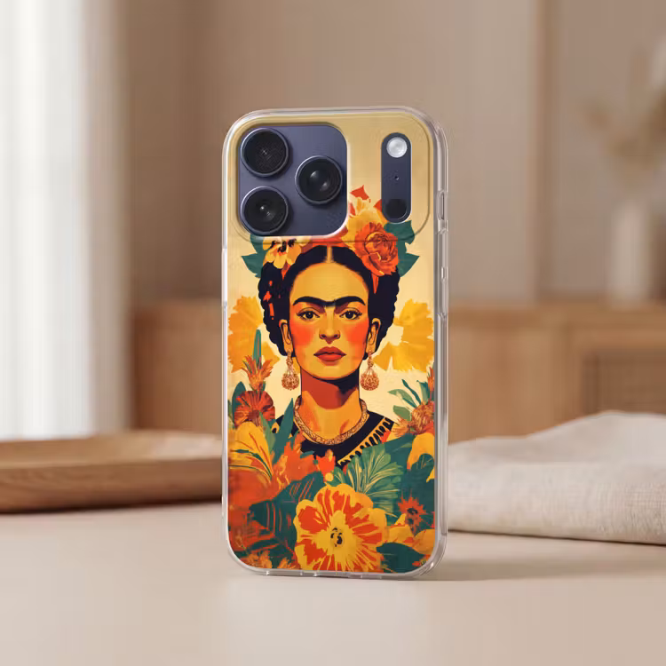 Vrouwelijk - Bloemen - Sieraden Telefoonhoesje iPhone 17 Pro klein -sfeer2