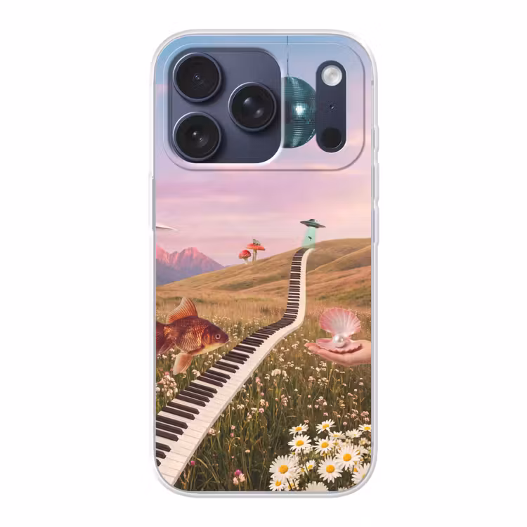 Handyhülle - Fisch – Natur – Abstrakt - Vis - Natuur - Abstract Telefoonhoesje iPhone 17 Pro klein
