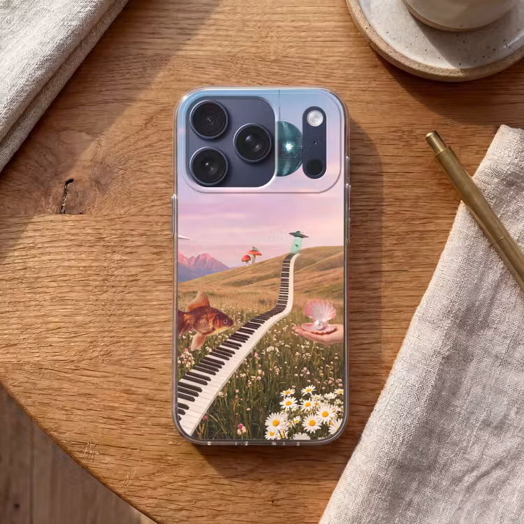 Handyhülle - Fisch – Natur – Abstrakt - Vis - Natuur - Abstract Telefoonhoesje iPhone 17 Pro klein