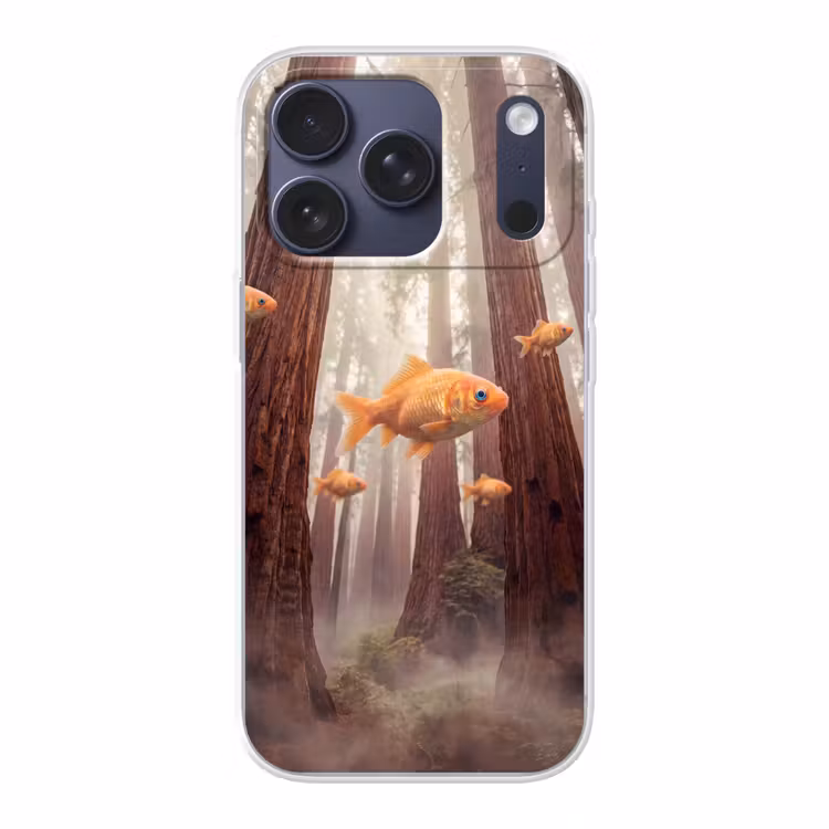 Handyhülle - Fisch – Wald – Fantasie - Vis - Bos - Fantasie Telefoonhoesje iPhone 17 Pro klein
