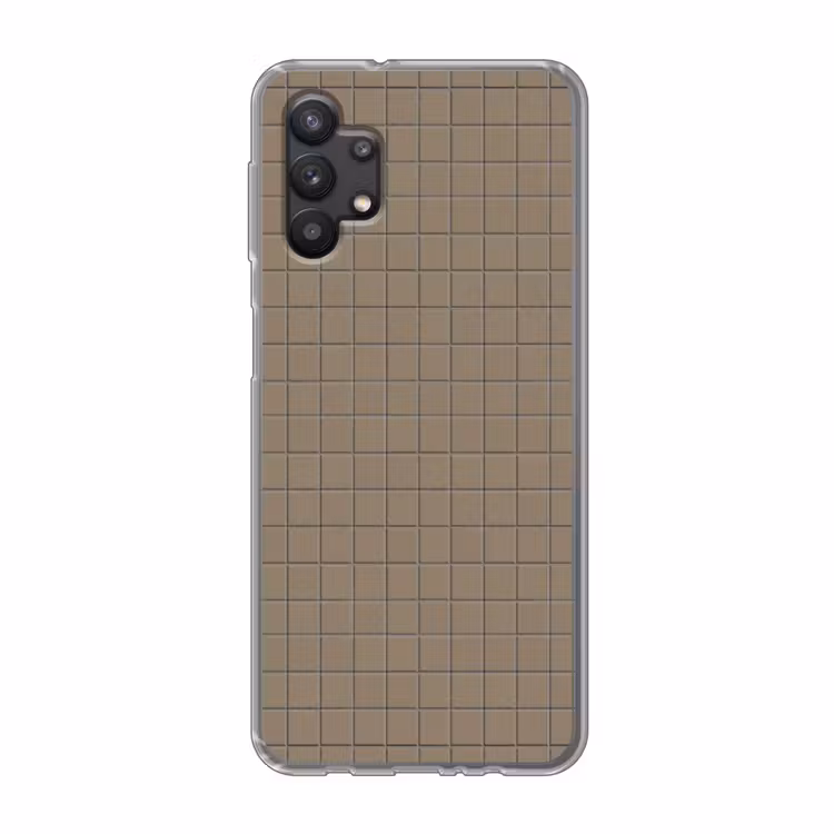 Tegel - Patroon - Taupe Telefoonhoesje Samsung Galaxy A32 5G klein 346 -3d