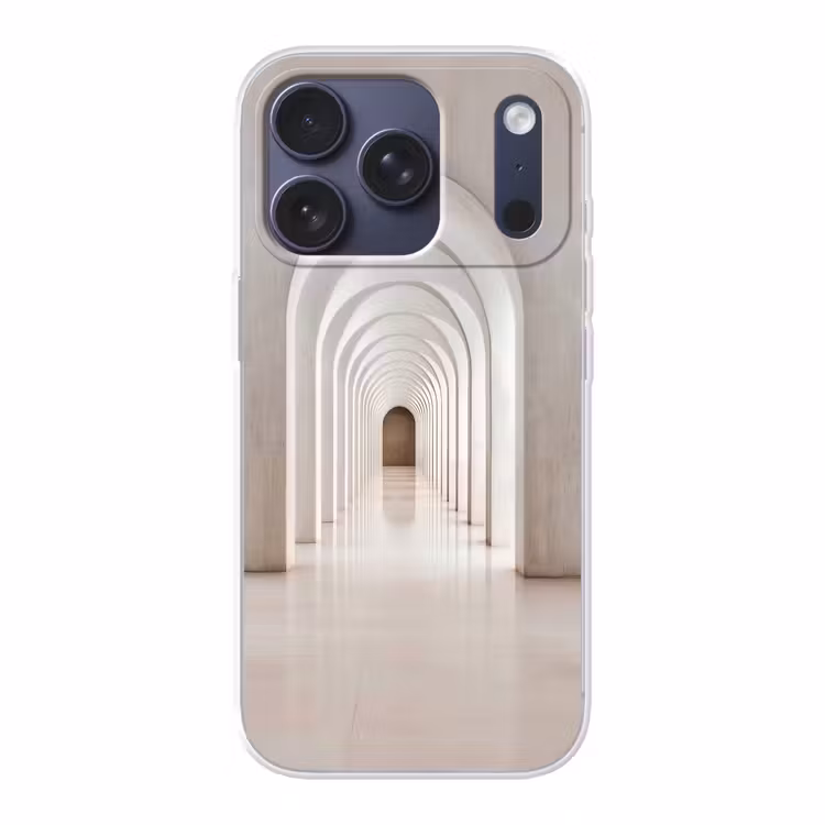 Hal - Bogen - Symmetrisch - Modern Telefoonhoesje iPhone 17 Pro klein -3d