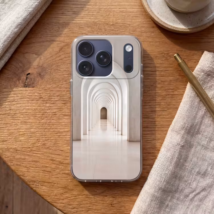 Hal - Bogen - Symmetrisch - Modern Telefoonhoesje iPhone 17 Pro klein -sfeer1