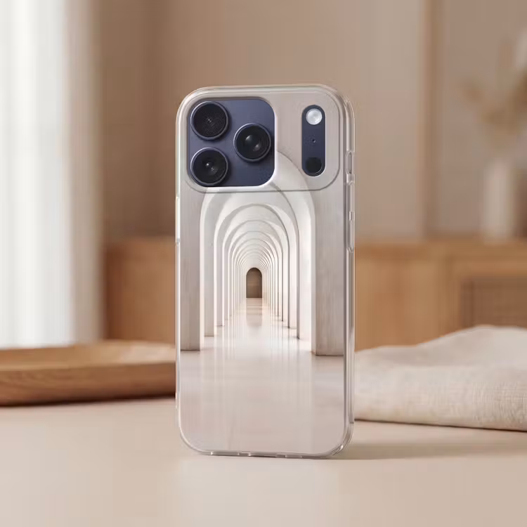 Hal - Bogen - Symmetrisch - Modern Telefoonhoesje iPhone 17 Pro klein -sfeer2