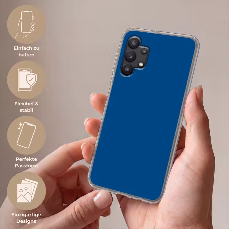 Free - Groove - Blauw Telefoonhoesje Samsung Galaxy A32 5G klein 346 -sfeer3_DE