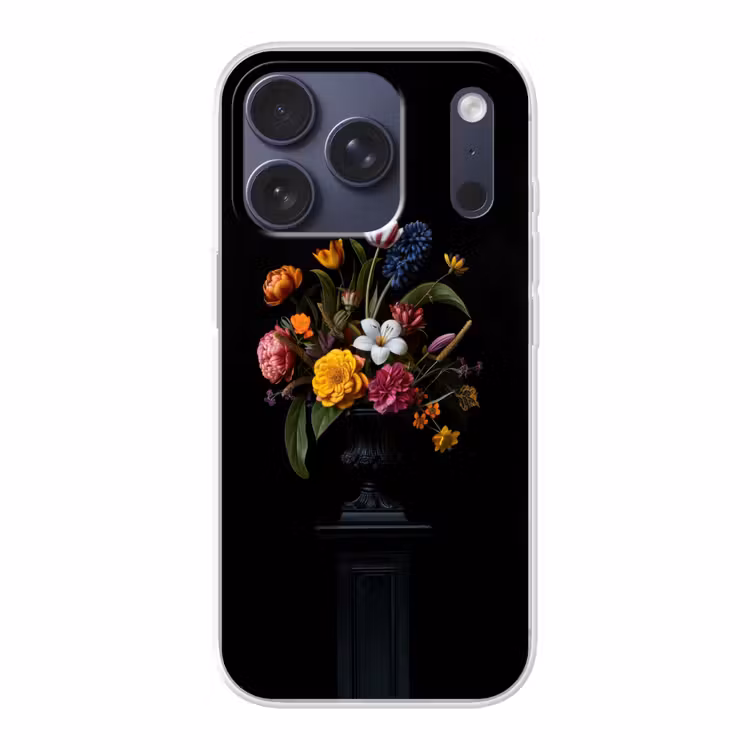 Lente - Bloemen - Klassiek - Vaas Telefoonhoesje iPhone 17 Pro klein -3d