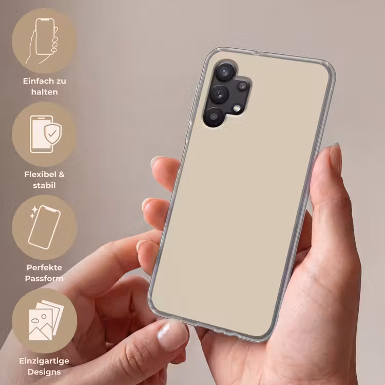 Baked - Biscuit - Nude Telefoonhoesje Samsung Galaxy A32 5G klein 346 -sfeer3_DE