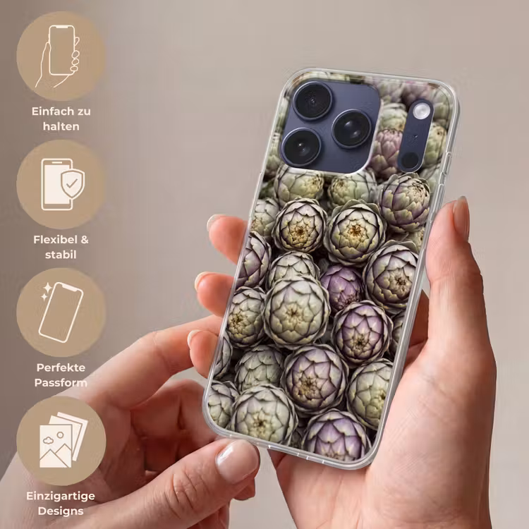 Handyhülle - Gemüse – Frisch – Essen - Groenten - Vers - Eten Telefoonhoesje iPhone 17 Pro klein