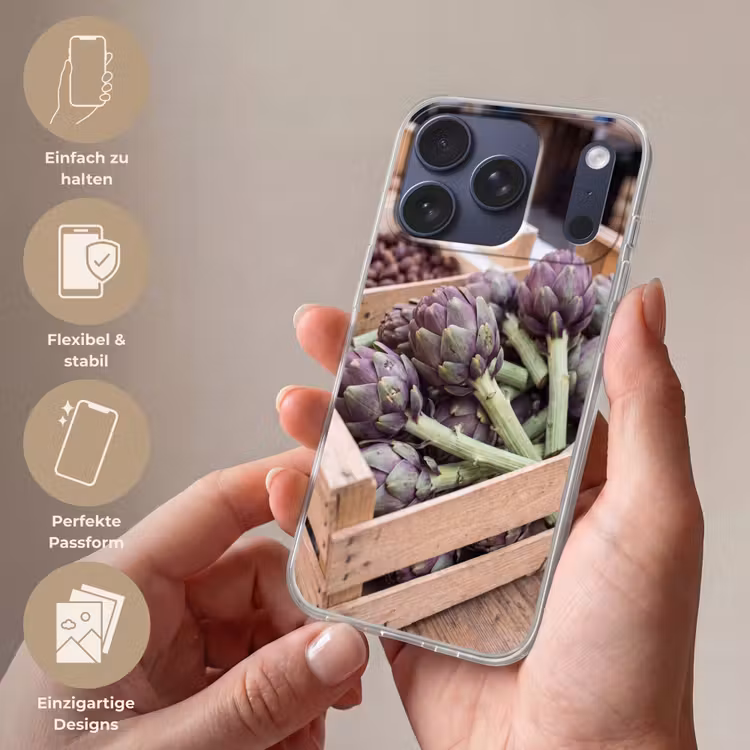 Handyhülle - Gemüse – Markt – Frisch - Groenten - Markt - Vers Telefoonhoesje iPhone 17 Pro klein