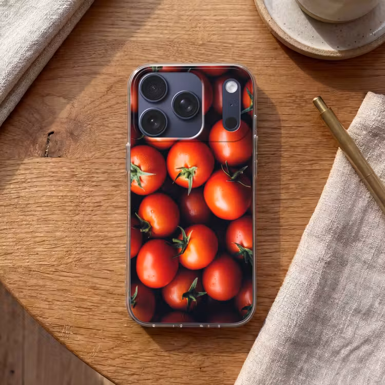 Groente - Rood - Tomaten Telefoonhoesje iPhone 17 Pro klein -sfeer1
