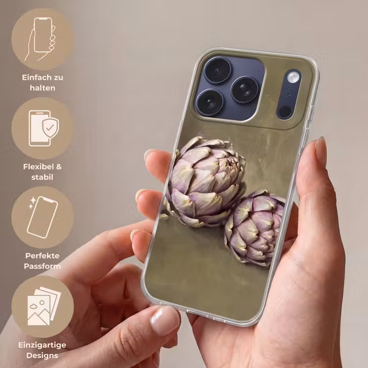 Handyhülle - Gemüse – Stillleben – Gemälde - Groente - Stilleven - Schilderij Telefoonhoesje iPhone 17 Pro klein