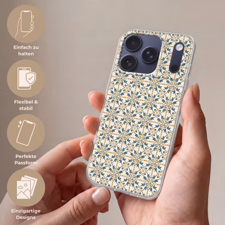 Patroon - Klassiek - Kleurrijk Telefoonhoesje iPhone 17 Pro klein 878 -sfeer3_DE