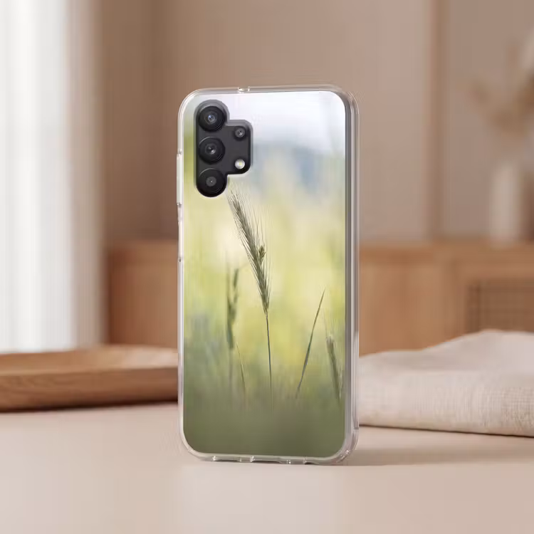 Graan - Aar - Natuur - Groen - Detail Telefoonhoesje Samsung Galaxy A32 5G klein -sfeer2