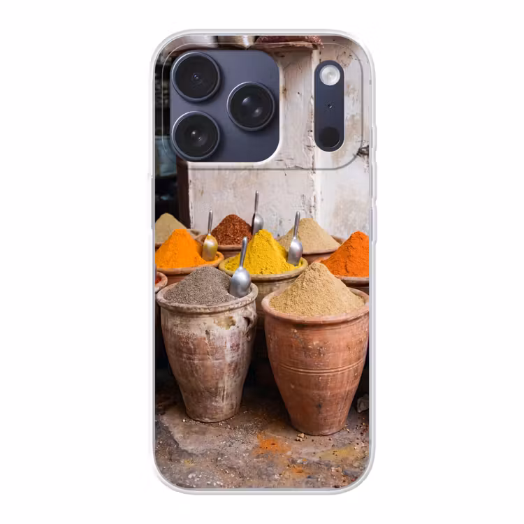 Handyhülle - Gewürze – Gläser – Orientalisch - Kruiden - Potten - Oosters Telefoonhoesje iPhone 17 Pro klein