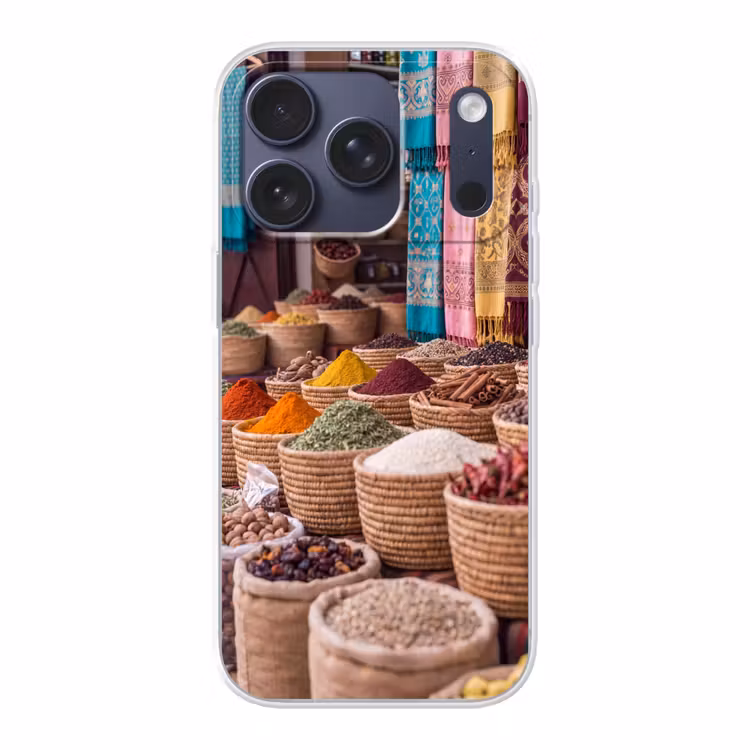 Handyhülle - Gewürze – Körbe – Orientalisch - Kruiden - Manden - Oosters Telefoonhoesje iPhone 17 Pro klein