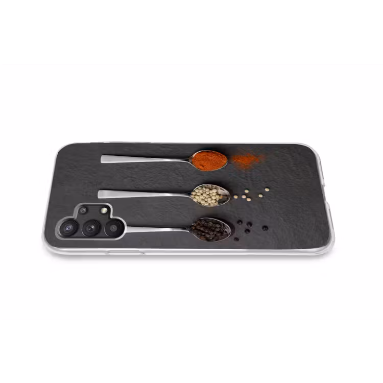 Specerijen - Lepels - Tafel - Rustiek - Kruiden Telefoonhoesje Samsung Galaxy A32 5G klein -liggendA32_5G