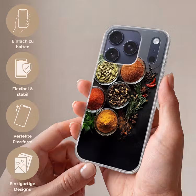 Glazen - Bakjes - Blaadjes - Kruiden Telefoonhoesje iPhone 17 Pro klein -sfeer3_DE