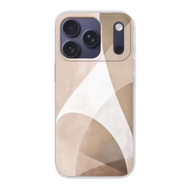 Vloeiende vlakken - Harmonieus - Golvend Telefoonhoesje iPhone 17 Pro klein -3d