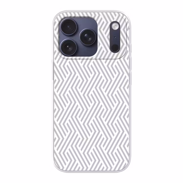 Grafisch - Patroon - Modern - Opvallend Telefoonhoesje iPhone 17 Pro klein 878 -3d