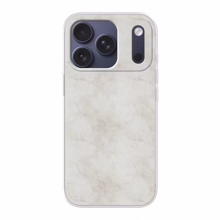 Grijs - Marmer - Aders Telefoonhoesje iPhone 17 Pro klein 878 -3d