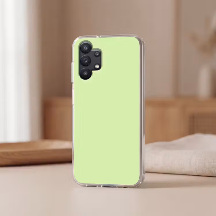 Light - Lime - Groen Telefoonhoesje Samsung Galaxy A32 5G klein 346 -sfeer2