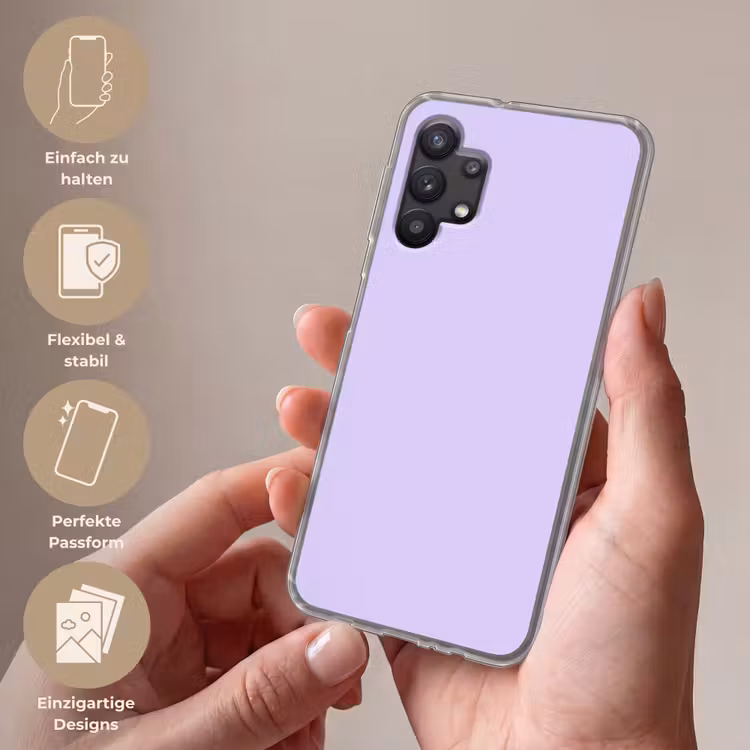 Light - Orchid - Paars Telefoonhoesje Samsung Galaxy A32 5G klein 346 -sfeer3_DE