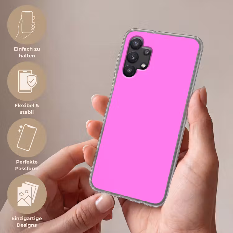 Bright - Orchid - Roze Telefoonhoesje Samsung Galaxy A32 5G klein 346 -sfeer3_DE
