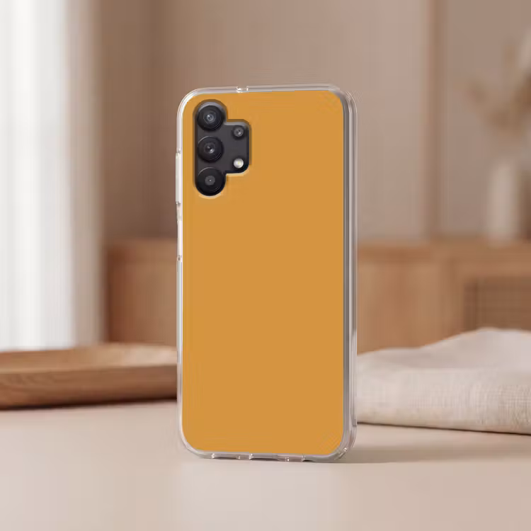 Autumn - Mustard - Geel Telefoonhoesje Samsung Galaxy A32 5G klein 346 -sfeer2