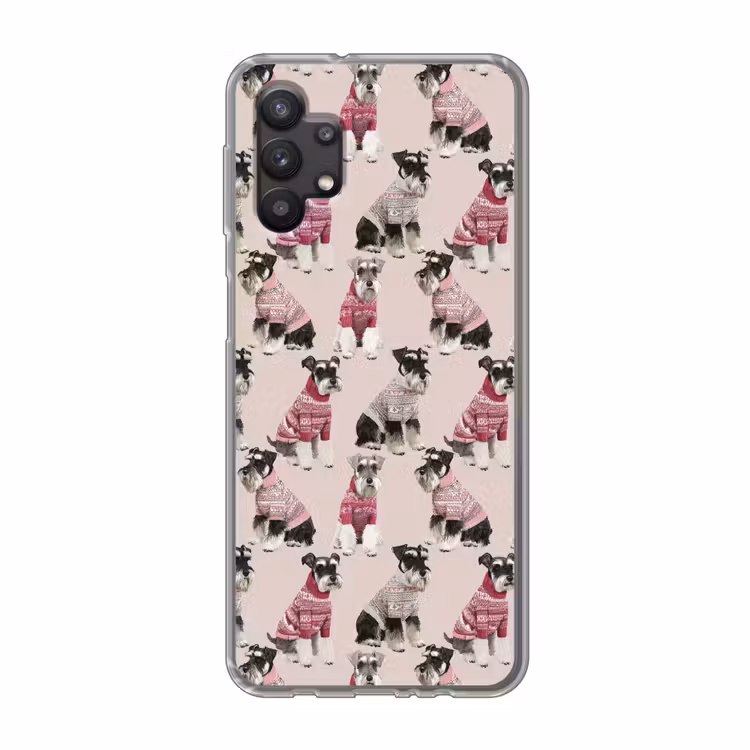Honden - Truien - Rood Telefoonhoesje Samsung Galaxy A32 5G klein 346 -3d
