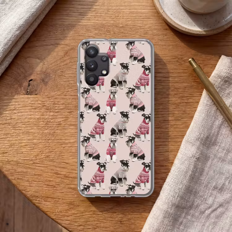 Honden - Truien - Rood Telefoonhoesje Samsung Galaxy A32 5G klein 346 -sfeer1
