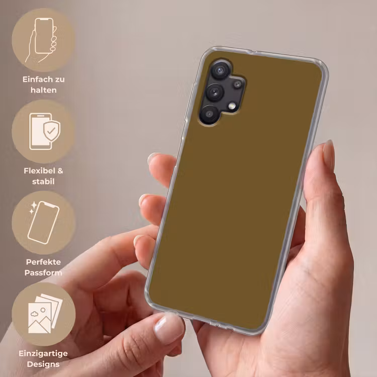 Hunter - Groen - Herfst Telefoonhoesje Samsung Galaxy A32 5G klein 346 -sfeer3_DE