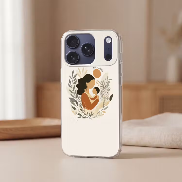 Illustratie - Quote - Moeder Telefoonhoesje iPhone 17 Pro klein -sfeer2