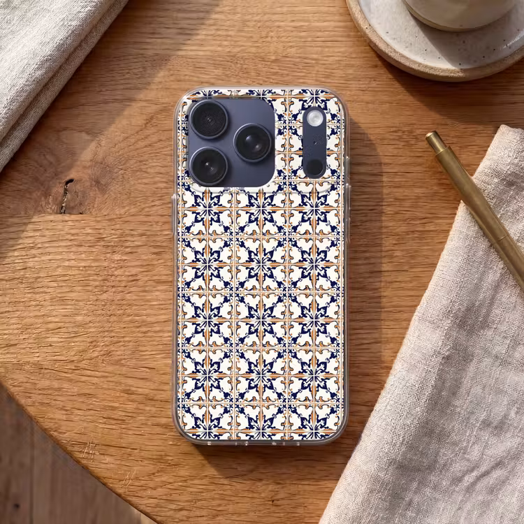 Klassiek - Patroon - Kleurrijk Telefoonhoesje iPhone 17 Pro klein 878 -sfeer1