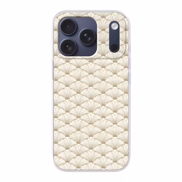 Klassiek - Art - Beige Telefoonhoesje iPhone 17 Pro klein 878 -3d