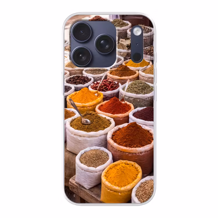 Handyhülle - Kräuter – Markt – Essen - Kruiden - Markt - Eten Telefoonhoesje iPhone 17 Pro klein