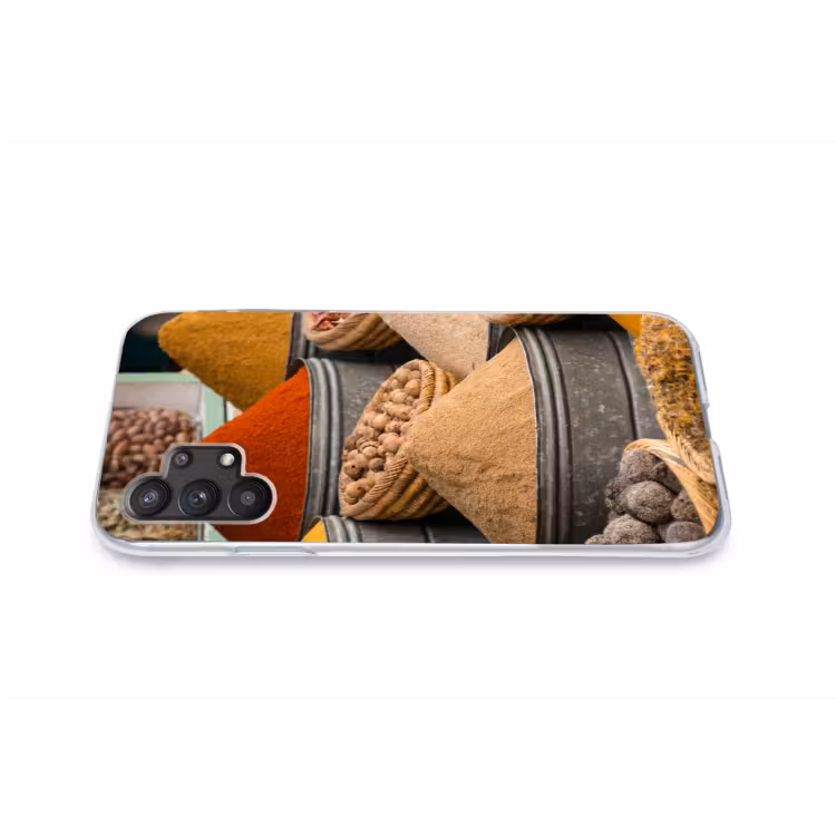 Kruiden - Ton - Specerijen - Geel - Bruin Telefoonhoesje Samsung Galaxy A32 5G klein -liggendA32_5G