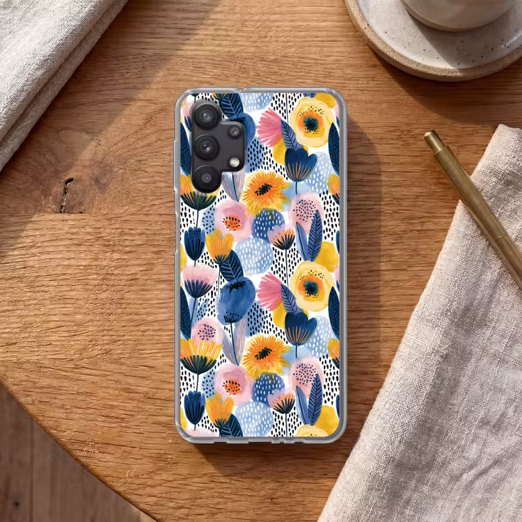Creatief - Patroon - Kleurrijk Telefoonhoesje Samsung Galaxy A32 5G klein 346 -sfeer1