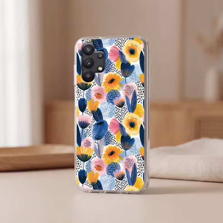 Creatief - Patroon - Kleurrijk Telefoonhoesje Samsung Galaxy A32 5G klein 346 -sfeer2