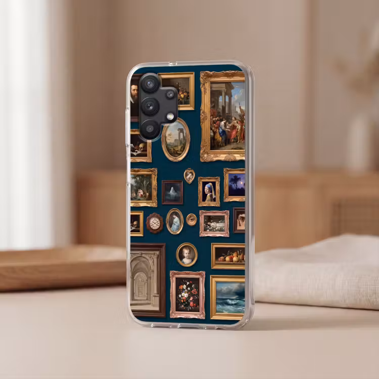 Kunst - Schilderijen - Decoratie - Klassiek - Groen Telefoonhoesje Samsung Galaxy A32 5G klein -sfeer2