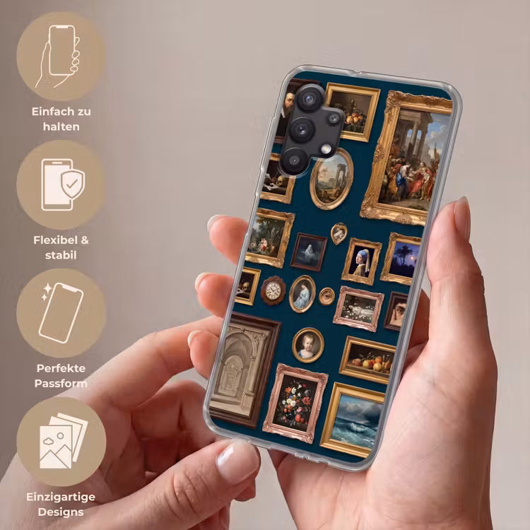 Kunst - Schilderijen - Decoratie - Klassiek - Groen Telefoonhoesje Samsung Galaxy A32 5G klein -sfeer3_DE