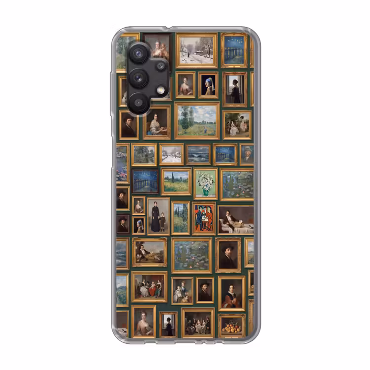 Kunst - Schilderijen - Collectie - Klassiek - Groen Telefoonhoesje Samsung Galaxy A32 5G klein -3d