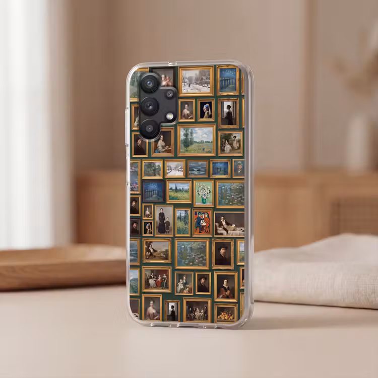 Kunst - Schilderijen - Collectie - Klassiek - Groen Telefoonhoesje Samsung Galaxy A32 5G klein -sfeer2