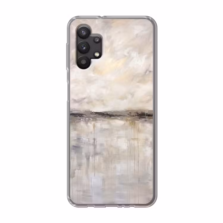 Landschap - Horizon - Natuur - Abstract - Neutraal Telefoonhoesje Samsung Galaxy A32 5G klein -3d