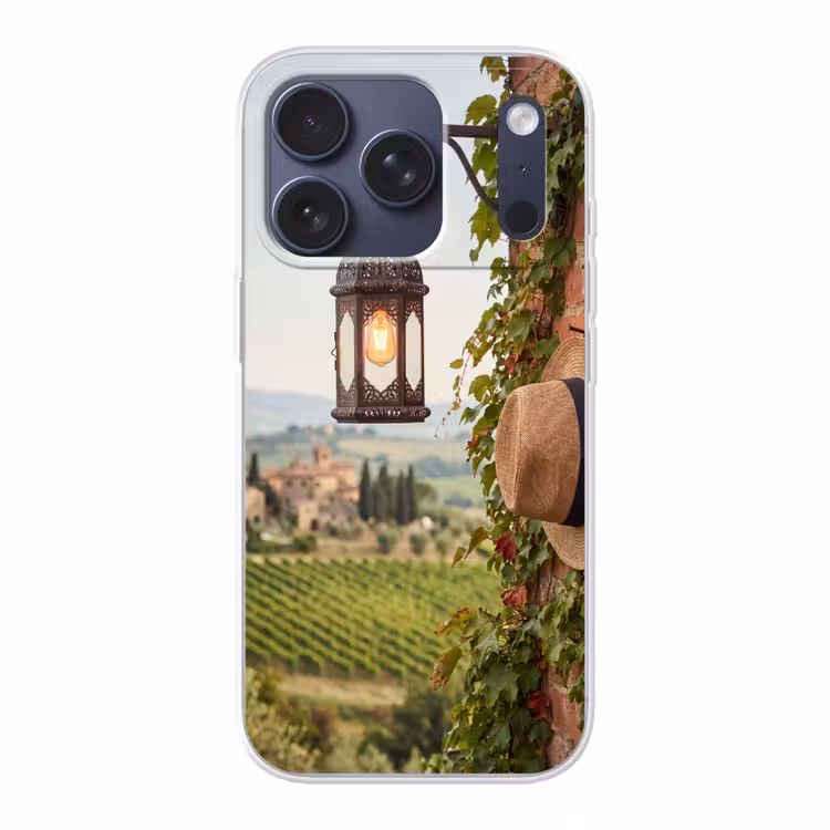 Lantaarn - Wijngaard - Landschap - Italiaans Telefoonhoesje iPhone 17 Pro klein -3d