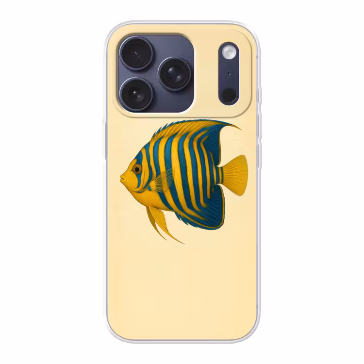 Felgeel - Vis - Strepen - Vinnen Telefoonhoesje iPhone 17 Pro klein -3d