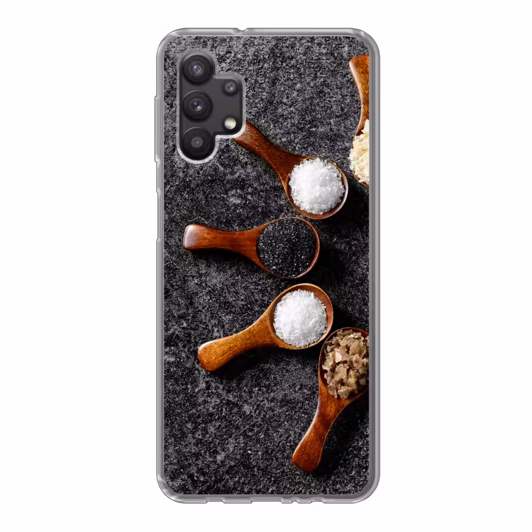 Lepel - Kruiden - Specerijen - Keuken - Industrieel Telefoonhoesje Samsung Galaxy A32 5G klein -3d